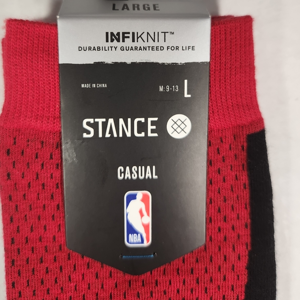 NWT Men's Houston Rockets Shortcut 2 Stance Crew Socks - Picture 2 of 14